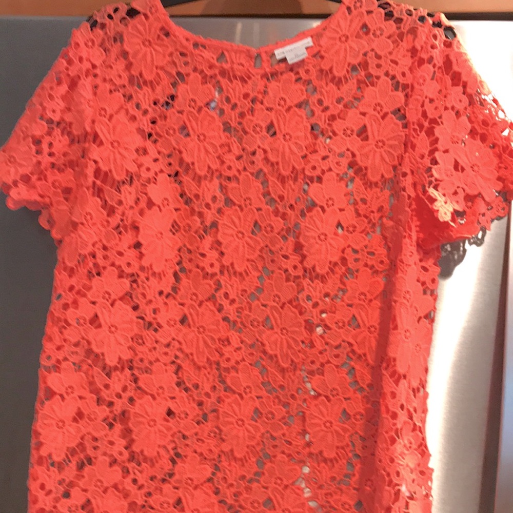 Liz Claiborne Womens Peach Top